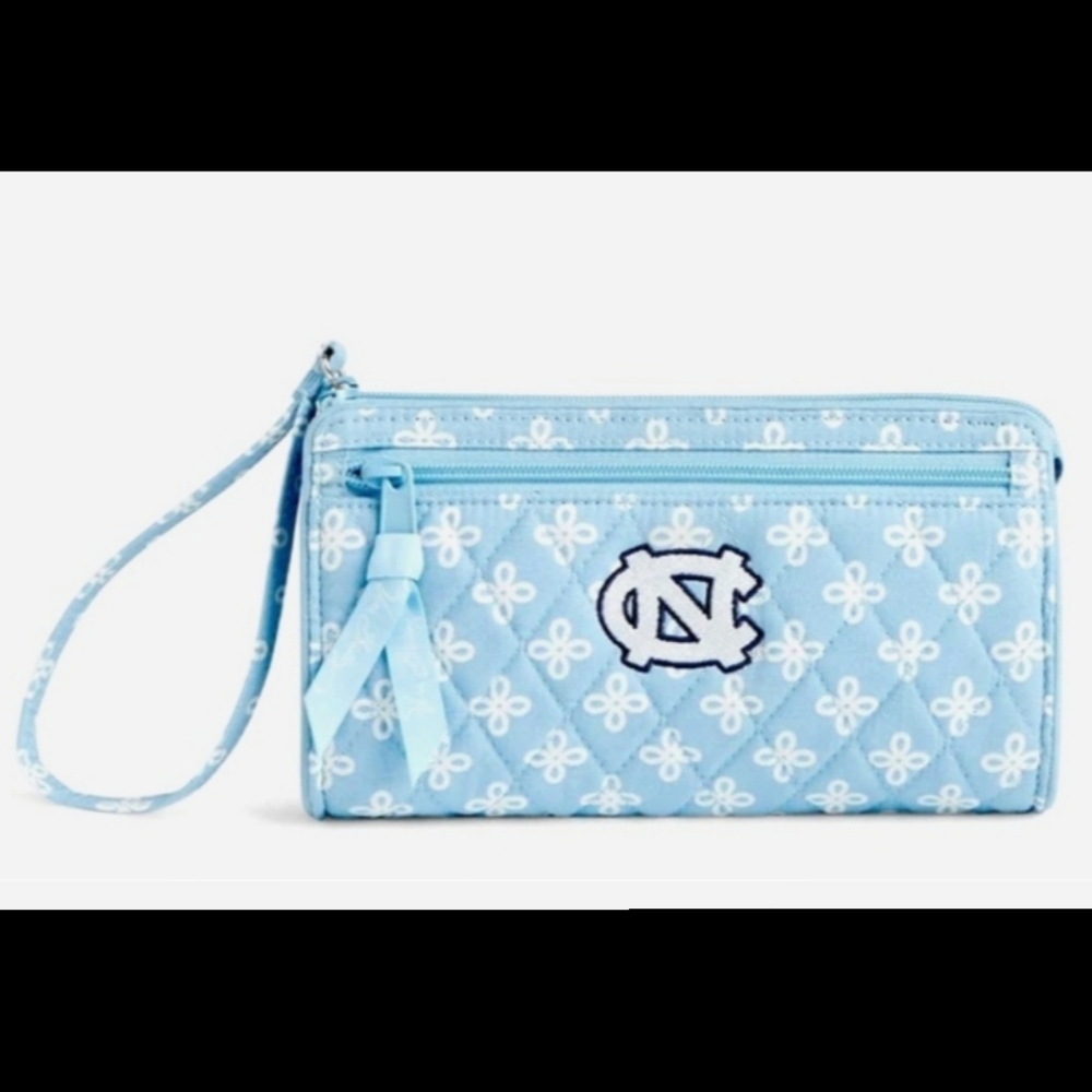 Vera Bradley Collegiate RFID Front Zip Wristlet